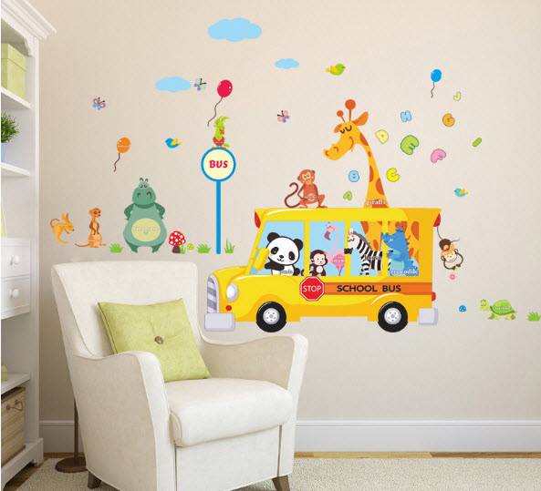 Decal xe bus tới trường hiệu Zooyoo